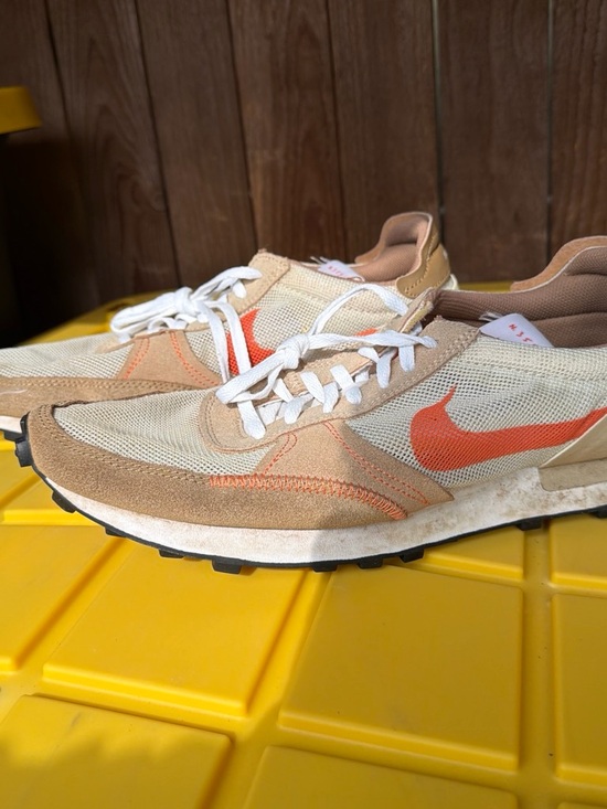 Nike Other - Nike Mens Beige and Orange Retro Runner Sneakers